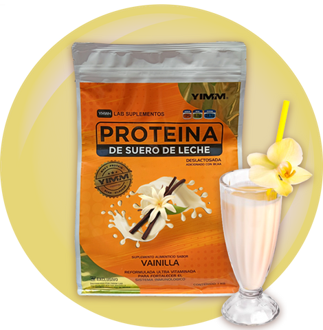 Proteína de Suero de Leche Sabor Vainilla YIMM